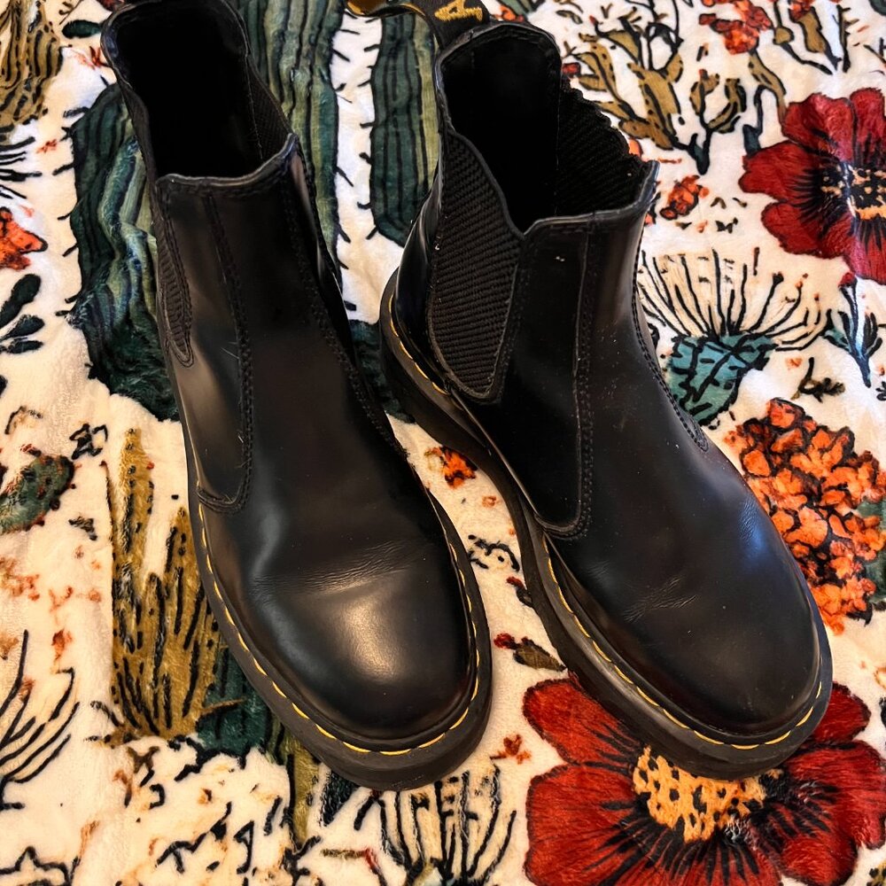 Dr. Martens Black Platform Boots